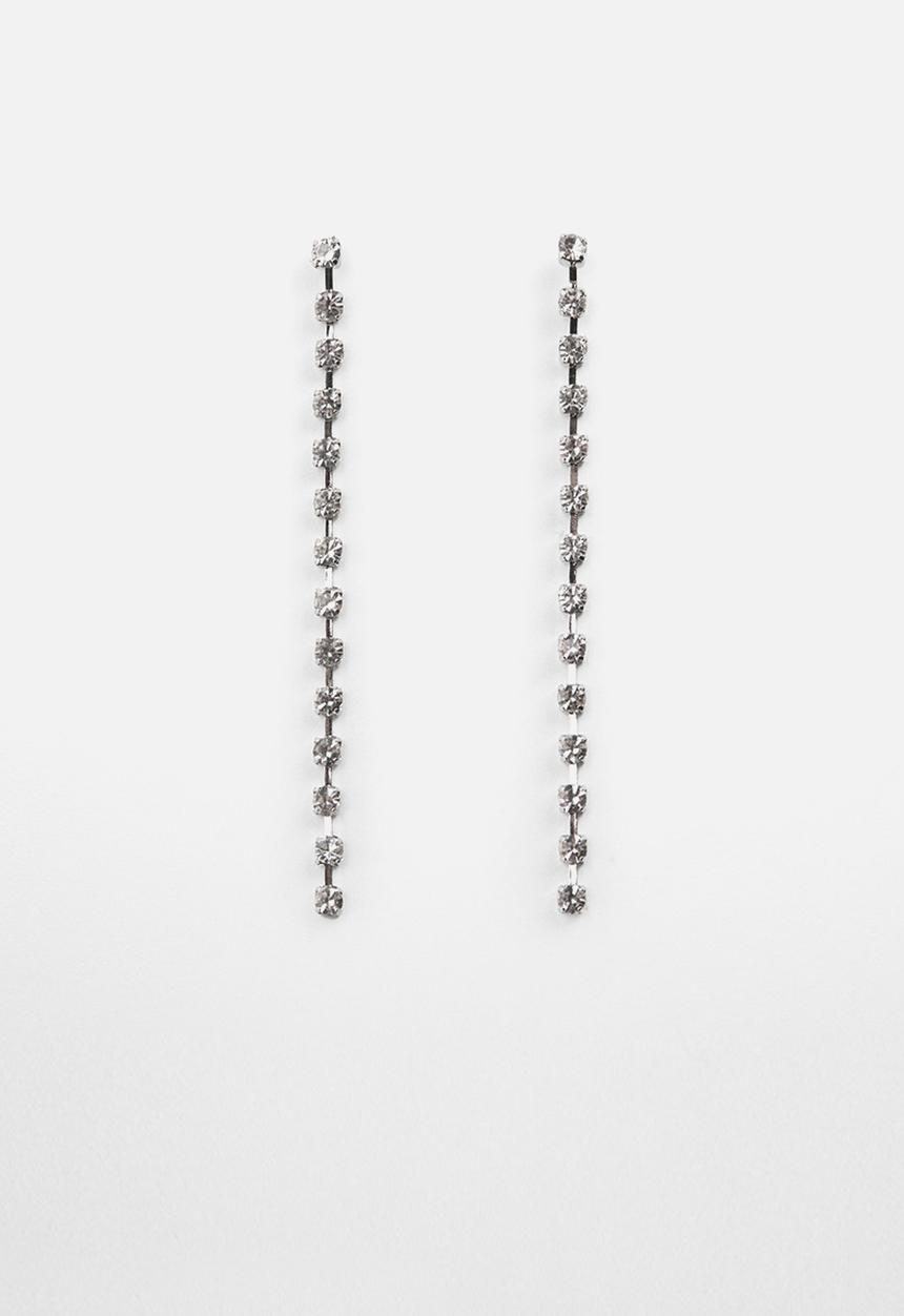 MANGO - Earrings nanet - silver
