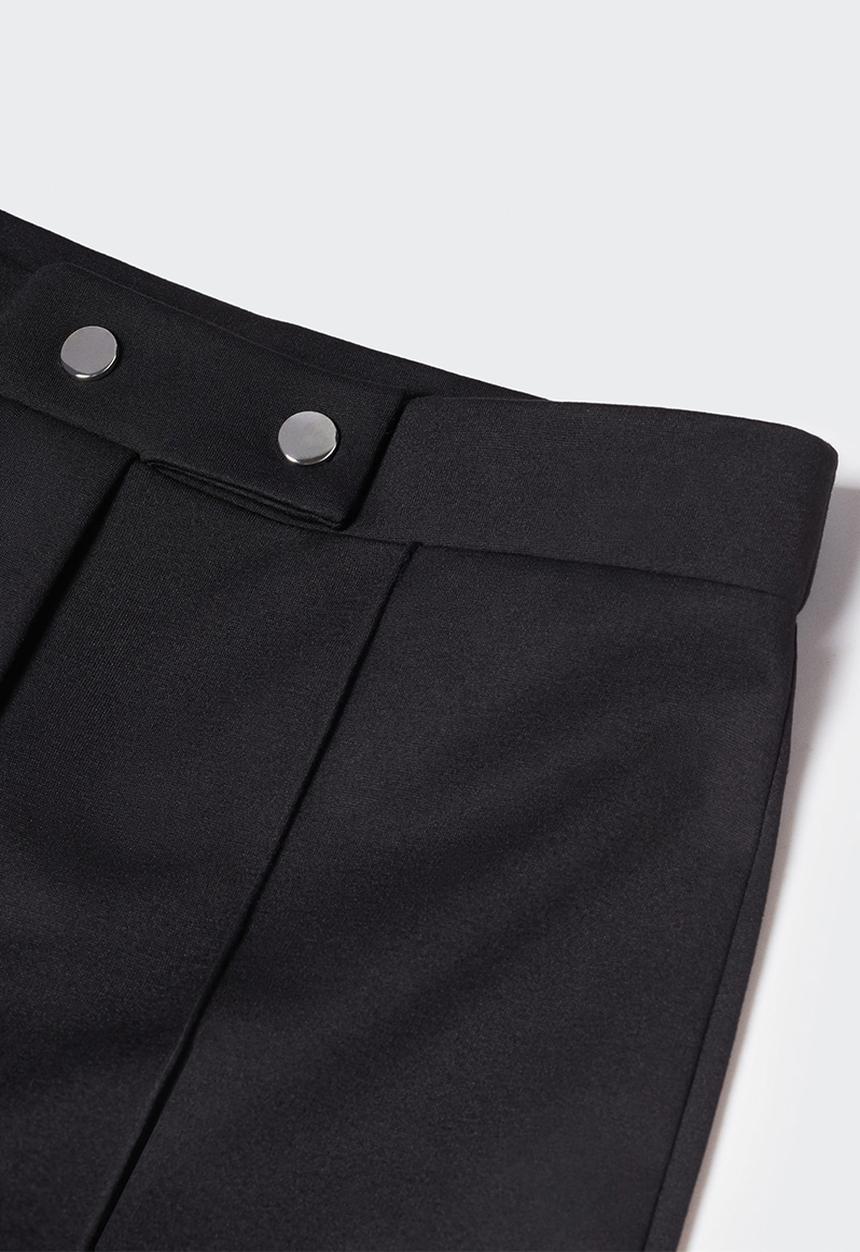 MANGO - Trousers pilma - black