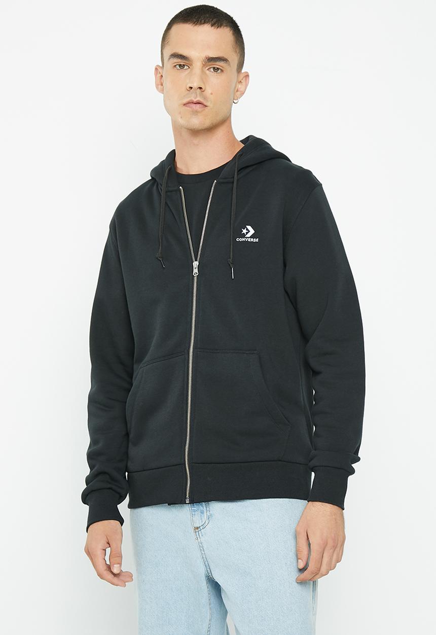 Converse - Converse star chevron hoodie - black