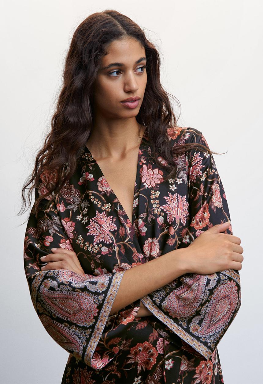 MANGO - Dress ubud - black