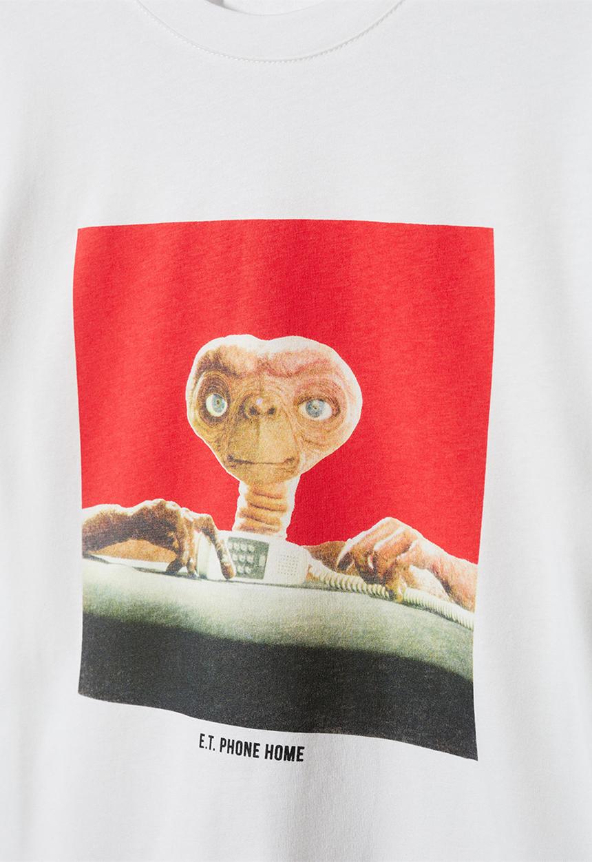 MANGO - T-shirt etrojo - white