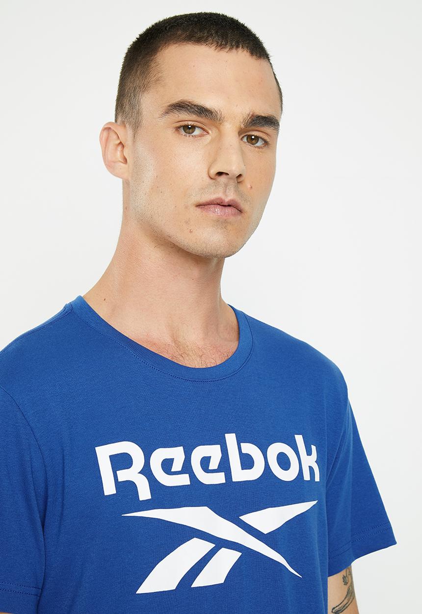 Reebok - Ri big logo tee - blue 
