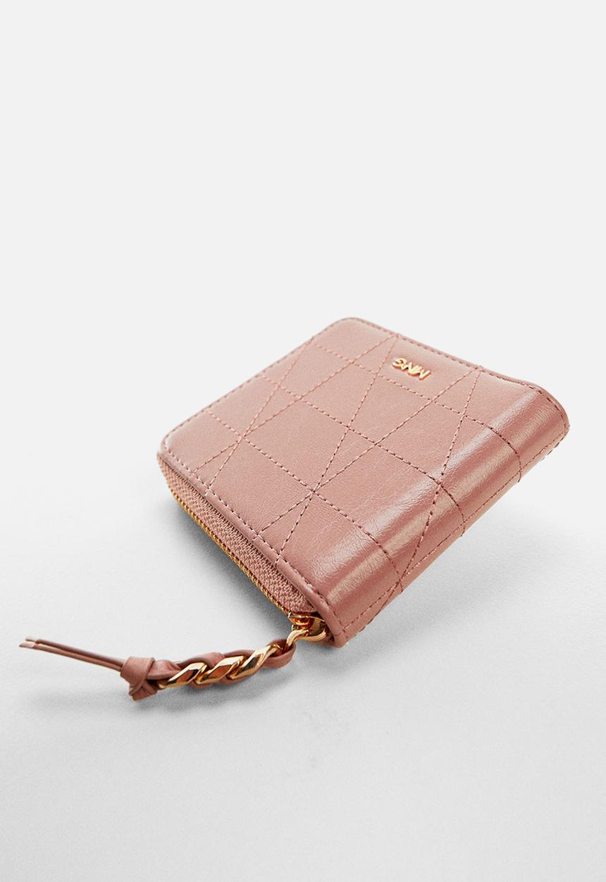 MANGO - Wallet blake - light/patel pink 
