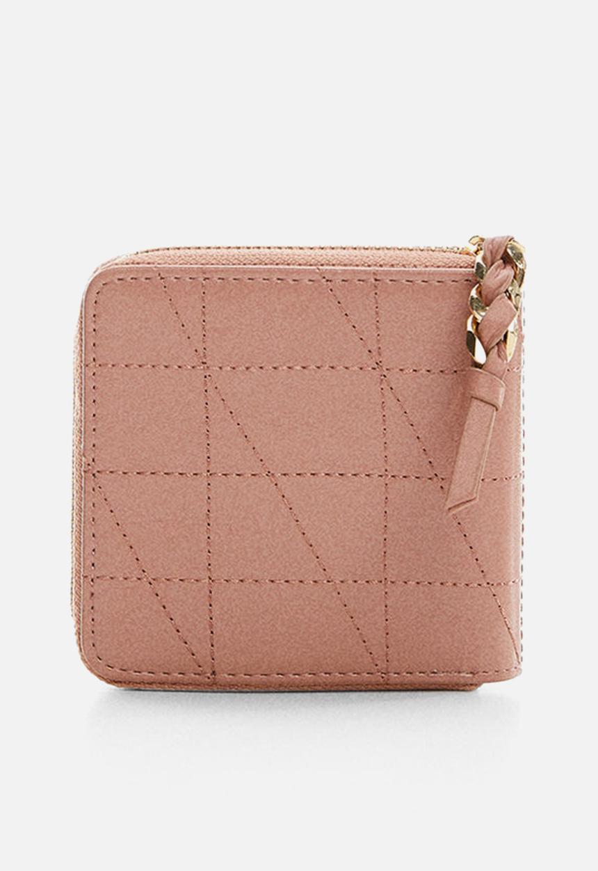 MANGO - Wallet blake - light/patel pink 