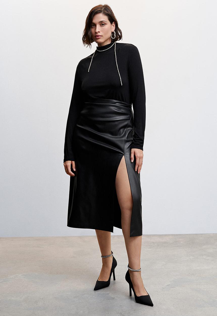 MANGO - Plus skirt gigi - black