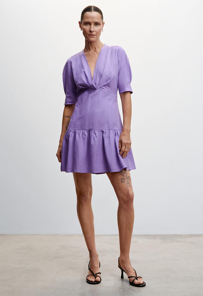 MANGO - Dress nati-h - mid purple