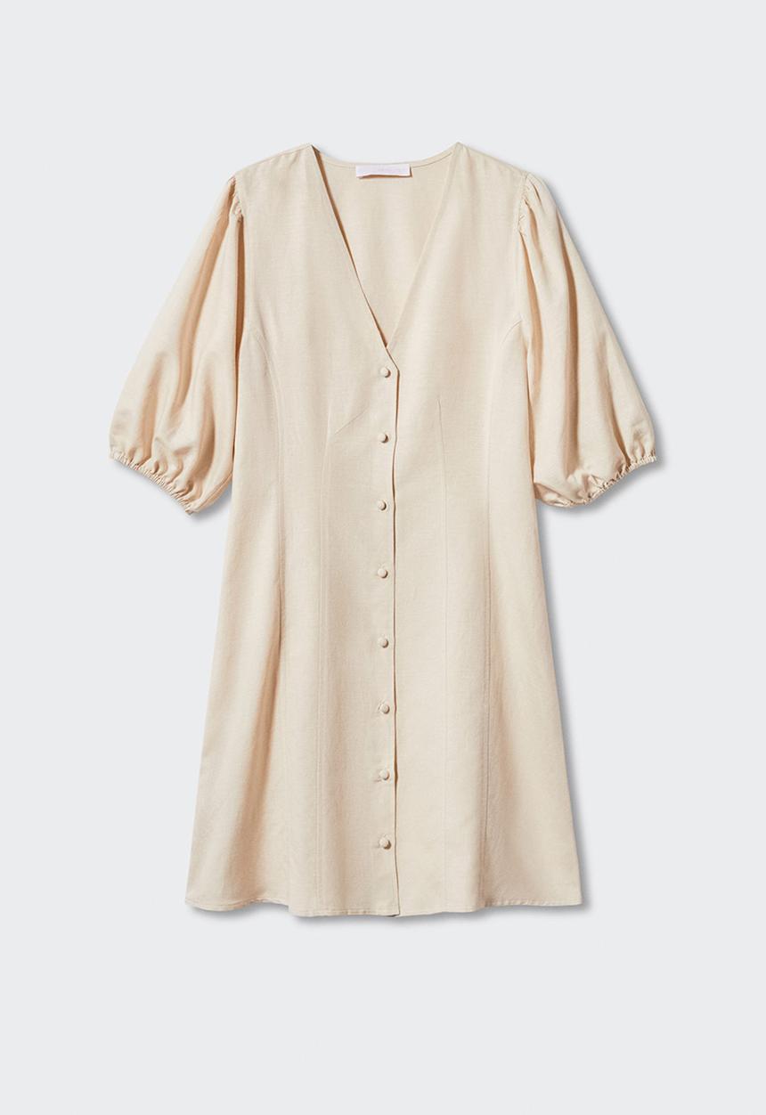 MANGO - Dress mogamboc-h - light beige