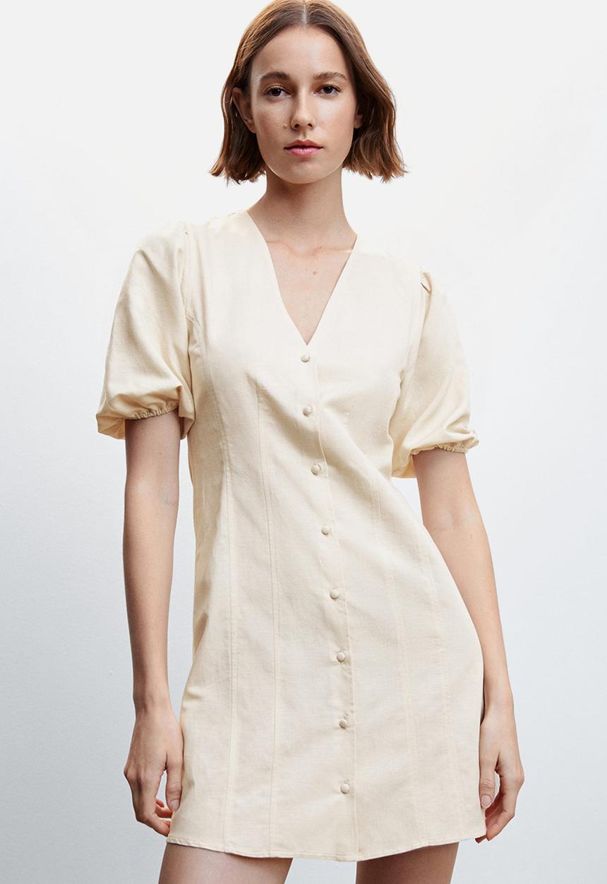 MANGO - Dress mogamboc-h - light beige