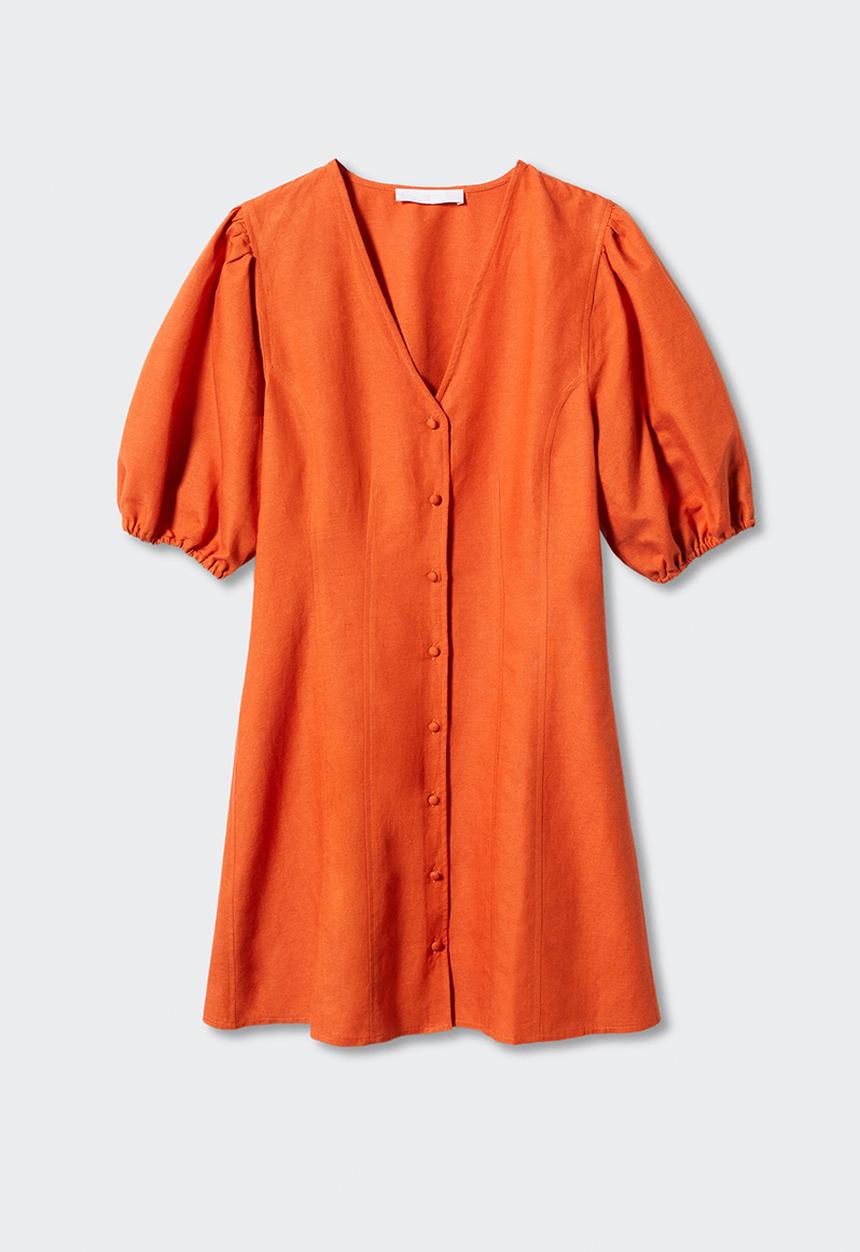 MANGO - Dress mogamboc-h - orange