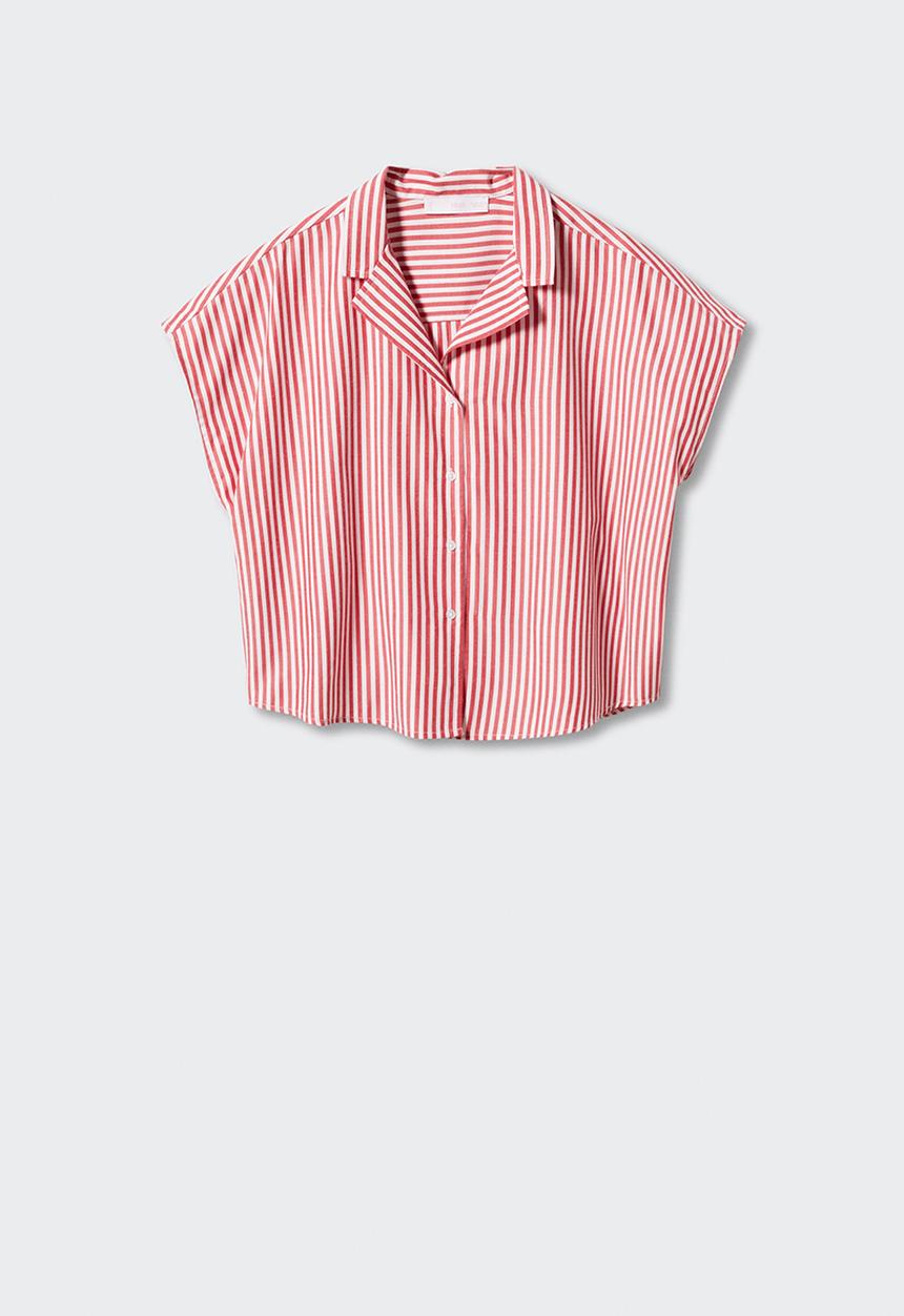 MANGO - Blouse rayamil-h - red