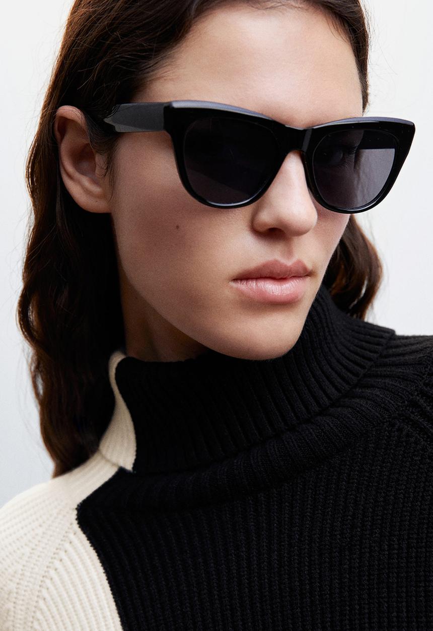 MANGO - Sweater telma - black
