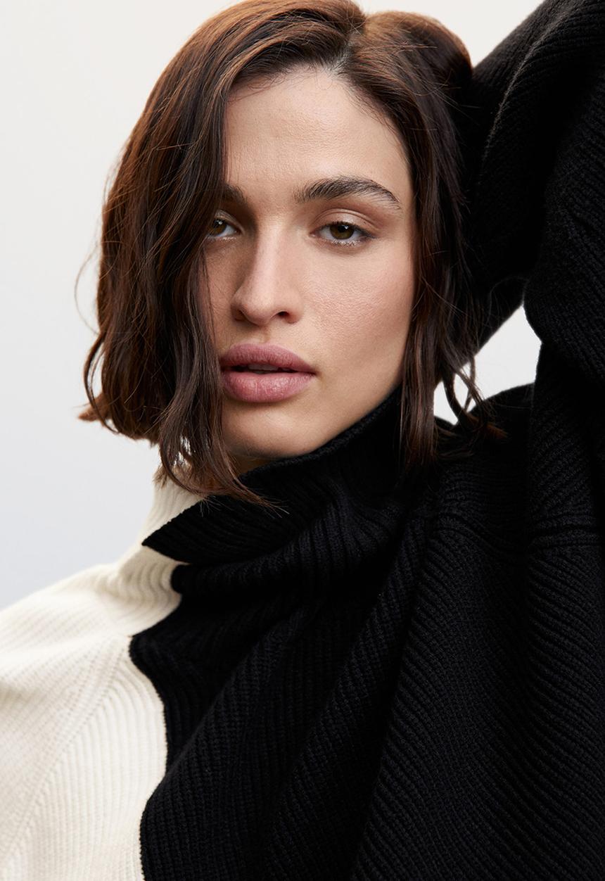 MANGO - Sweater telma - black