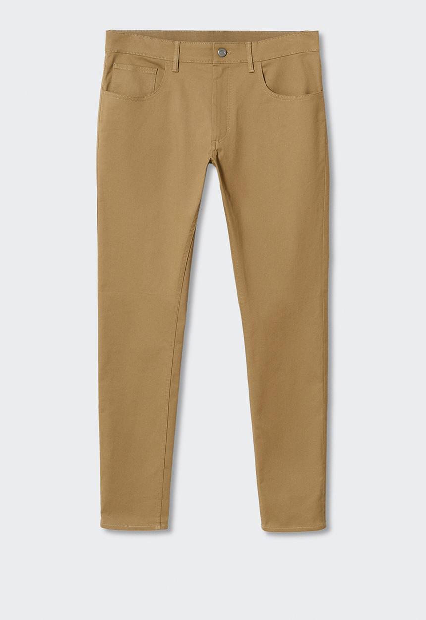 MANGO -  Trousers pisa - brown