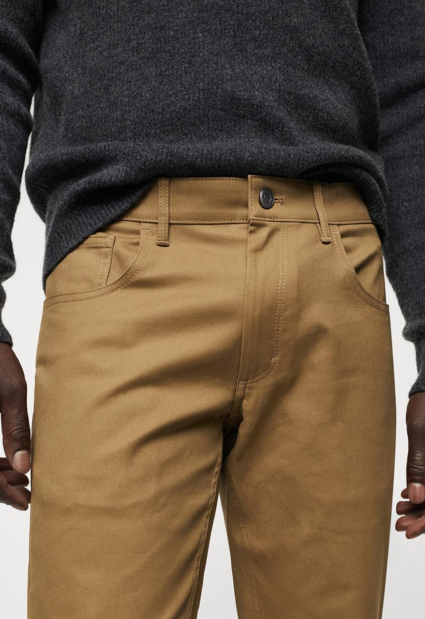 MANGO -  Trousers pisa - brown