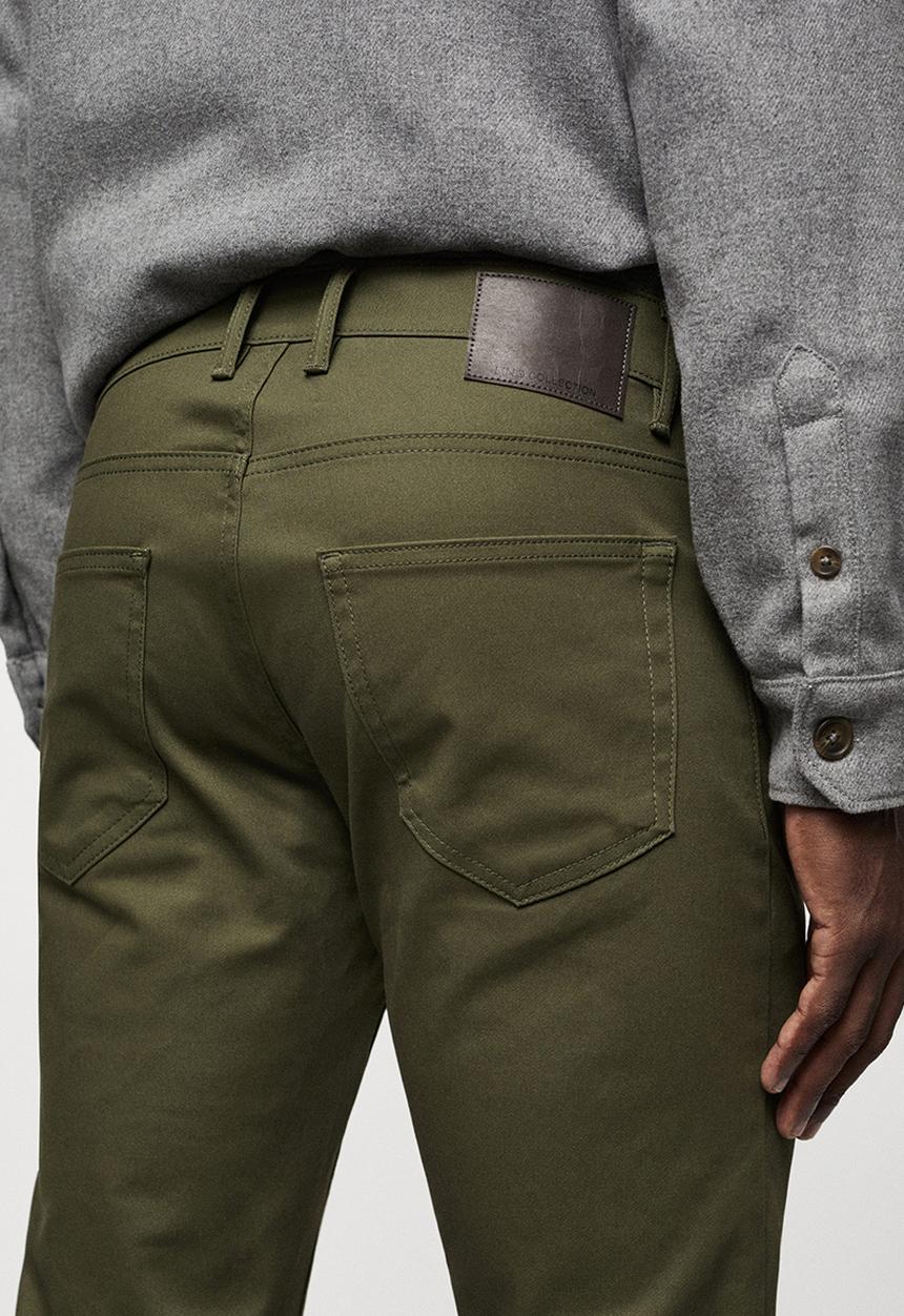 MANGO - Trousers pisa - medium green