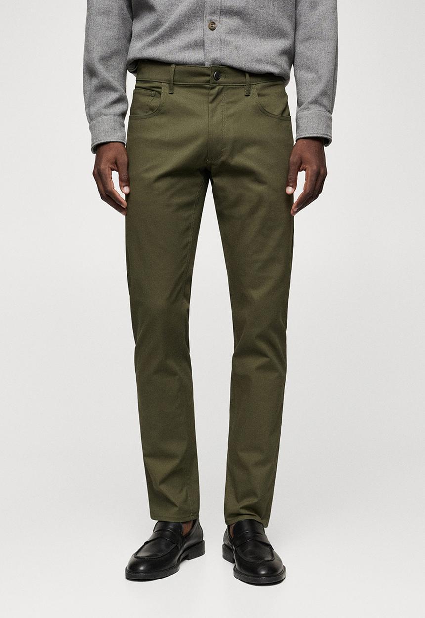 MANGO - Trousers pisa - medium green