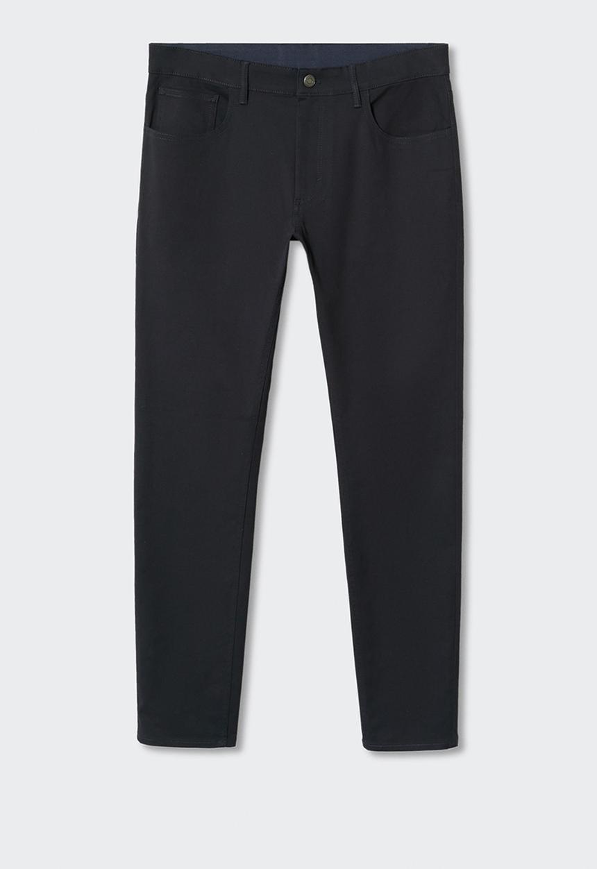 MANGO - Trousers pisa - navy