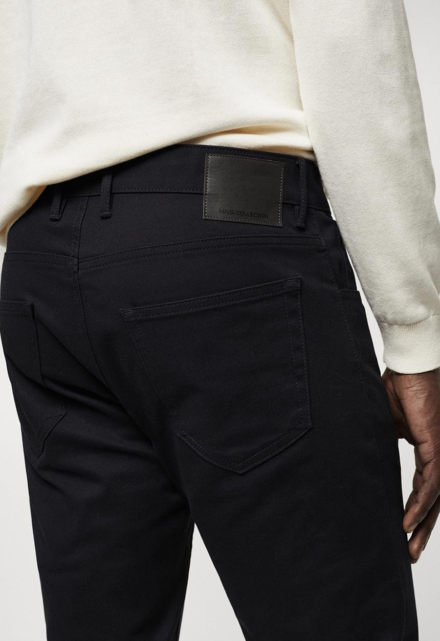 MANGO - Trousers pisa - navy