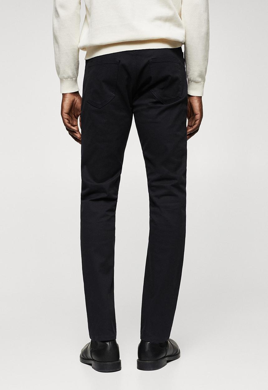 MANGO - Trousers pisa - navy