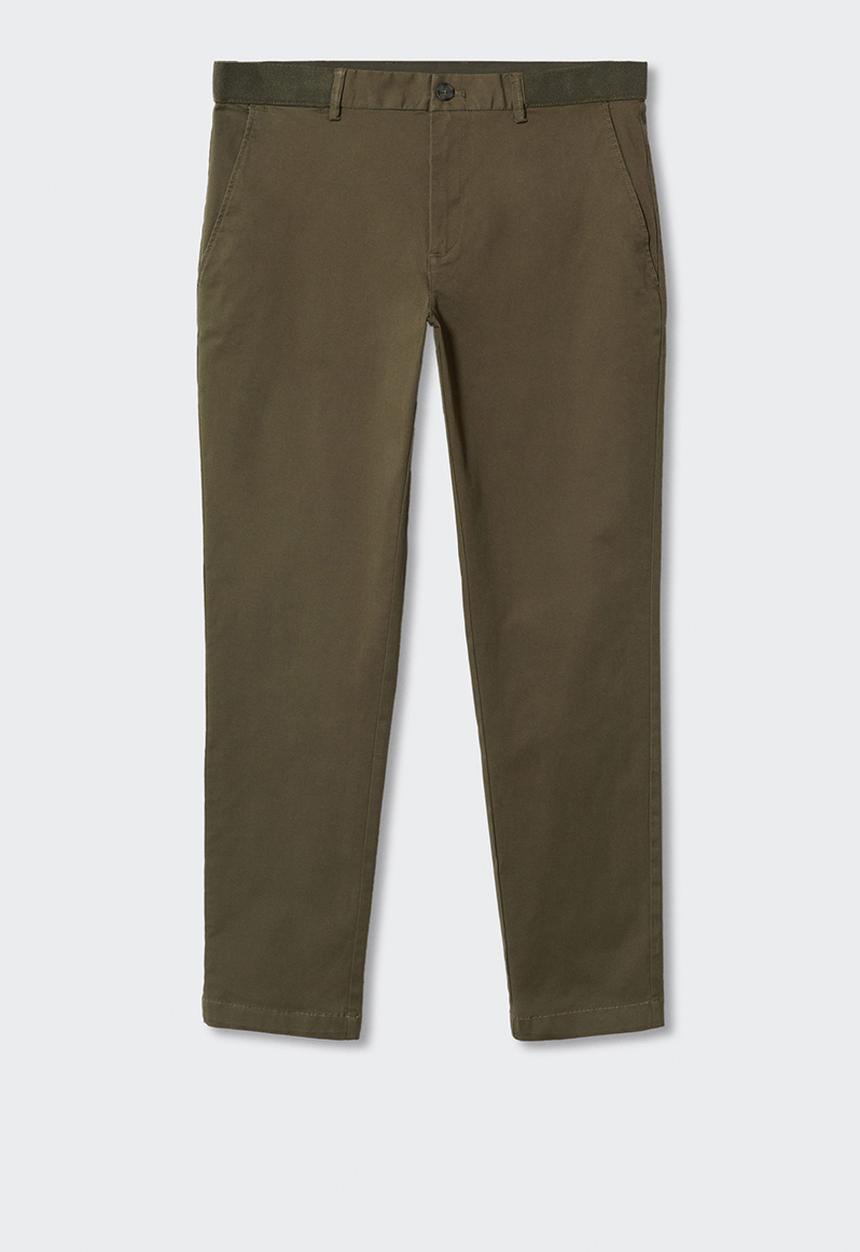 MANGO - Trousers prato - green