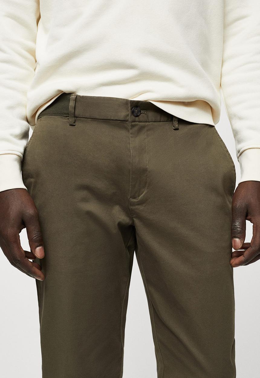 MANGO - Trousers prato - green