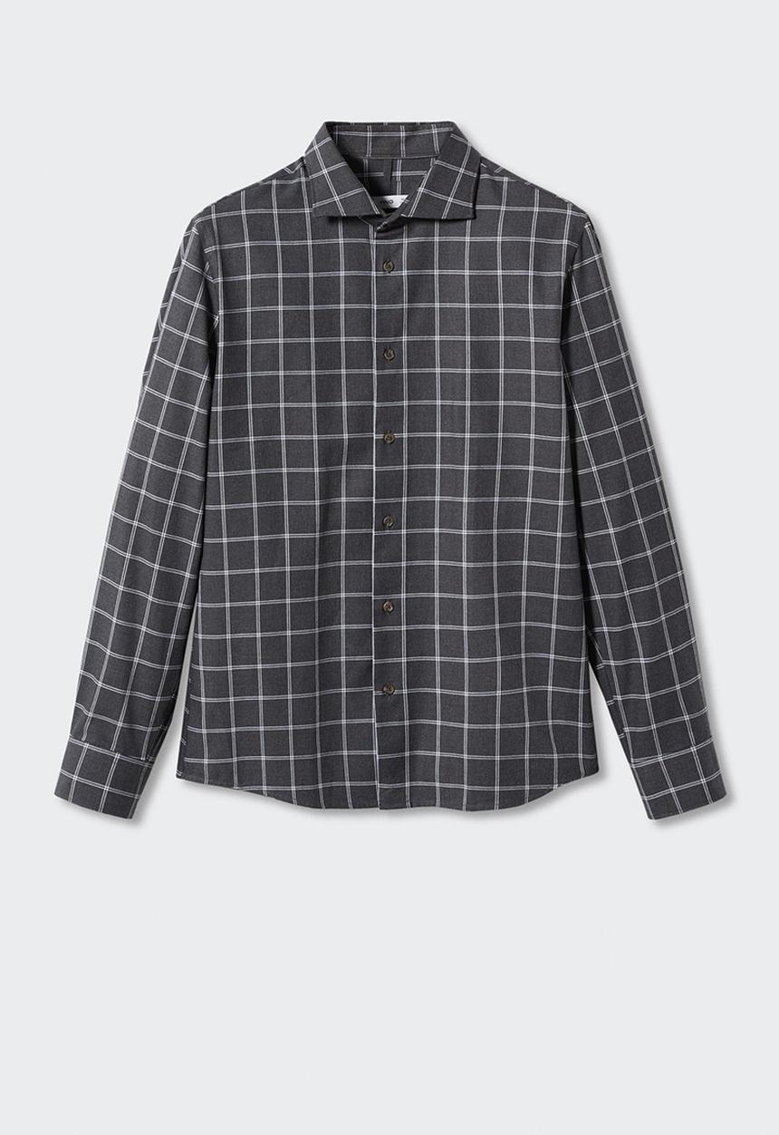 MANGO - Shirt grignon - black