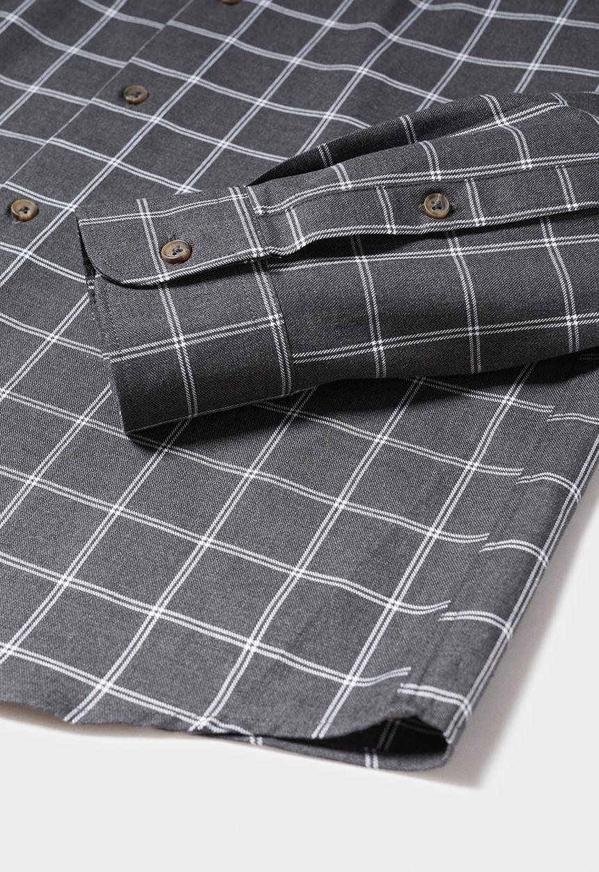 MANGO - Shirt grignon - black