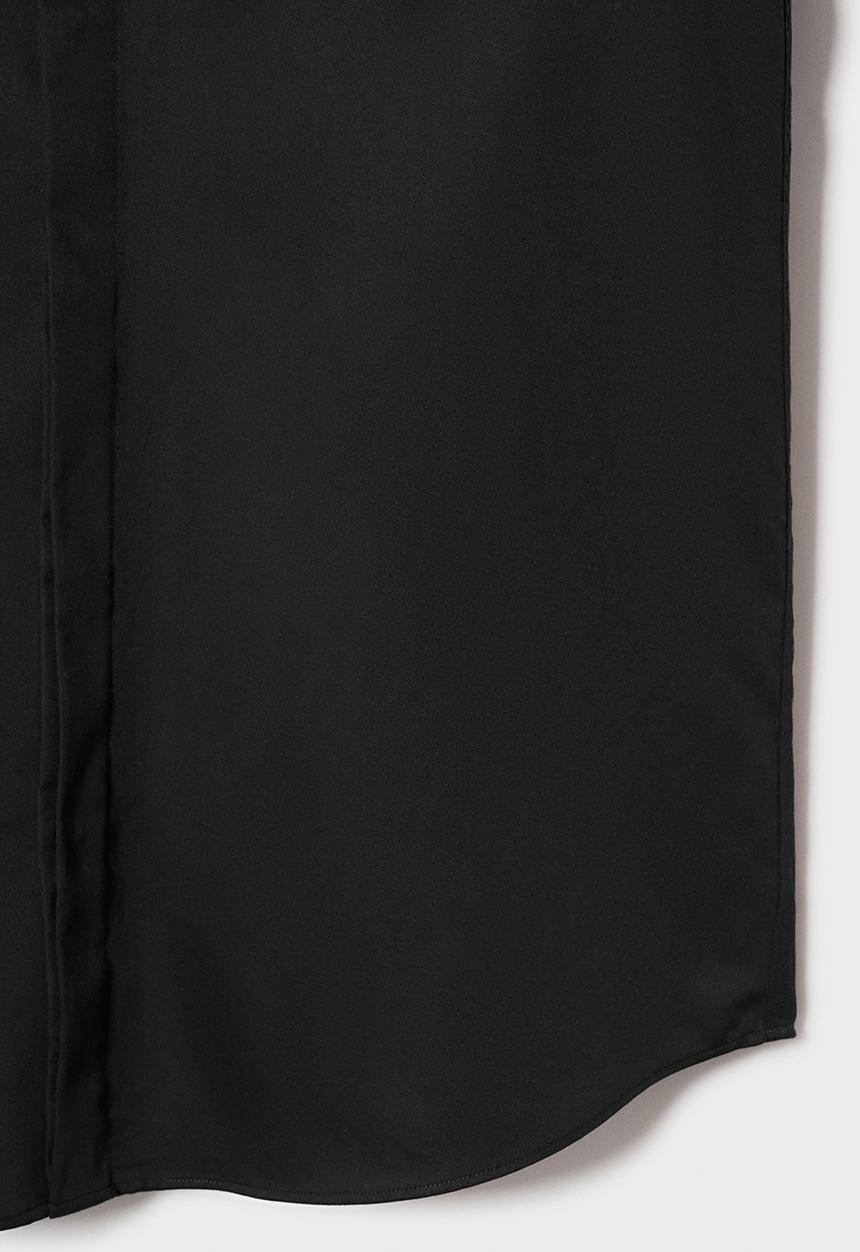 MANGO - Shirt boston - black