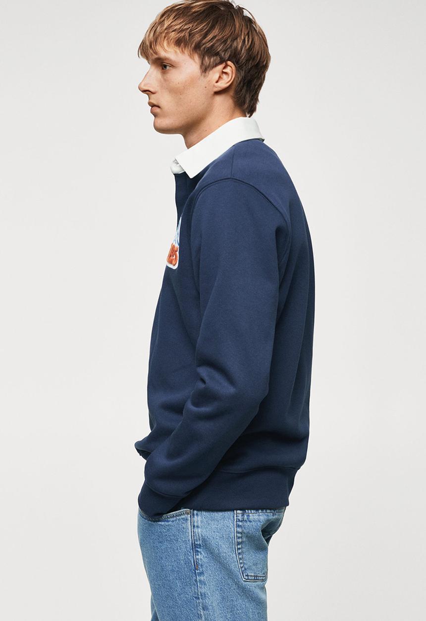 MANGO - Hills sweatshirt skip - navy