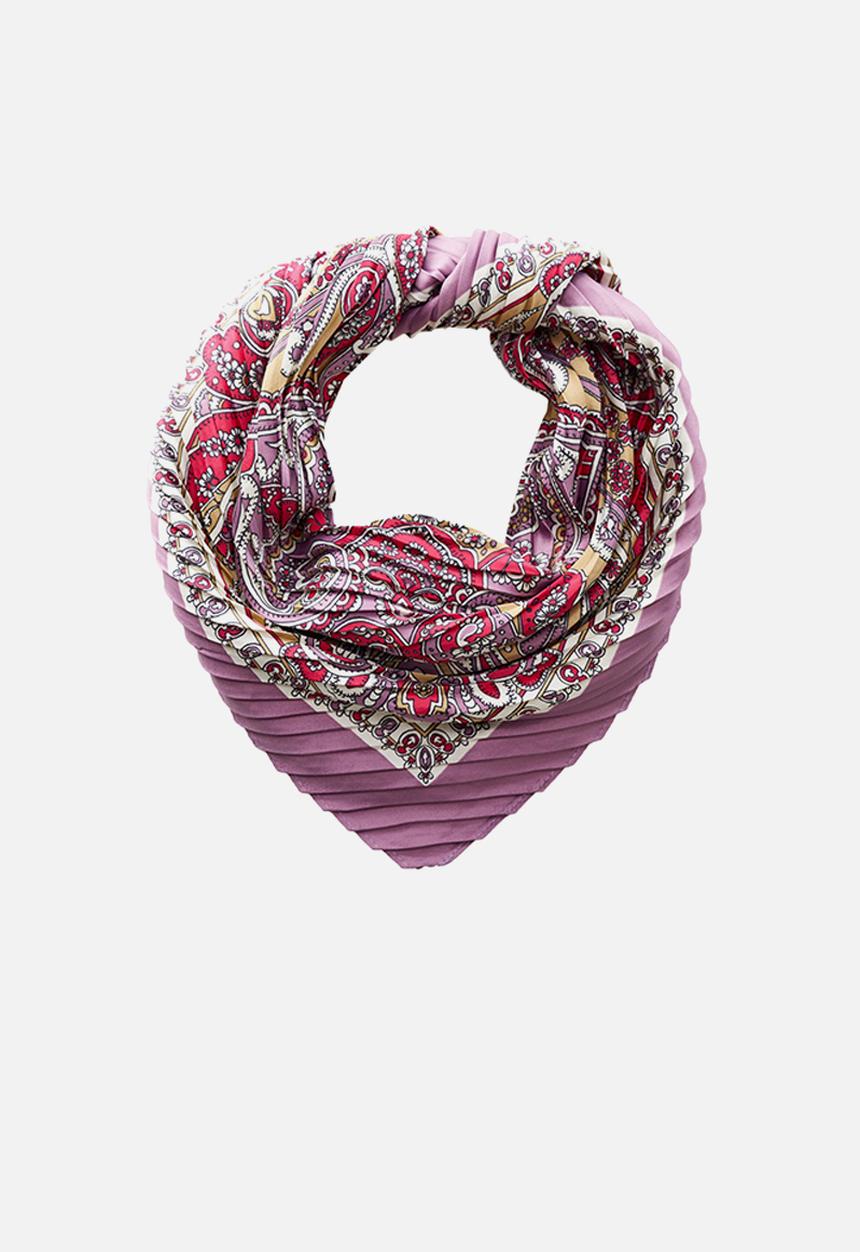 MANGO - Neck scarf pleatsp - light/patel purple 