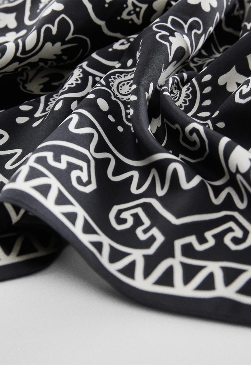 MANGO - Neck scarf noemi - black