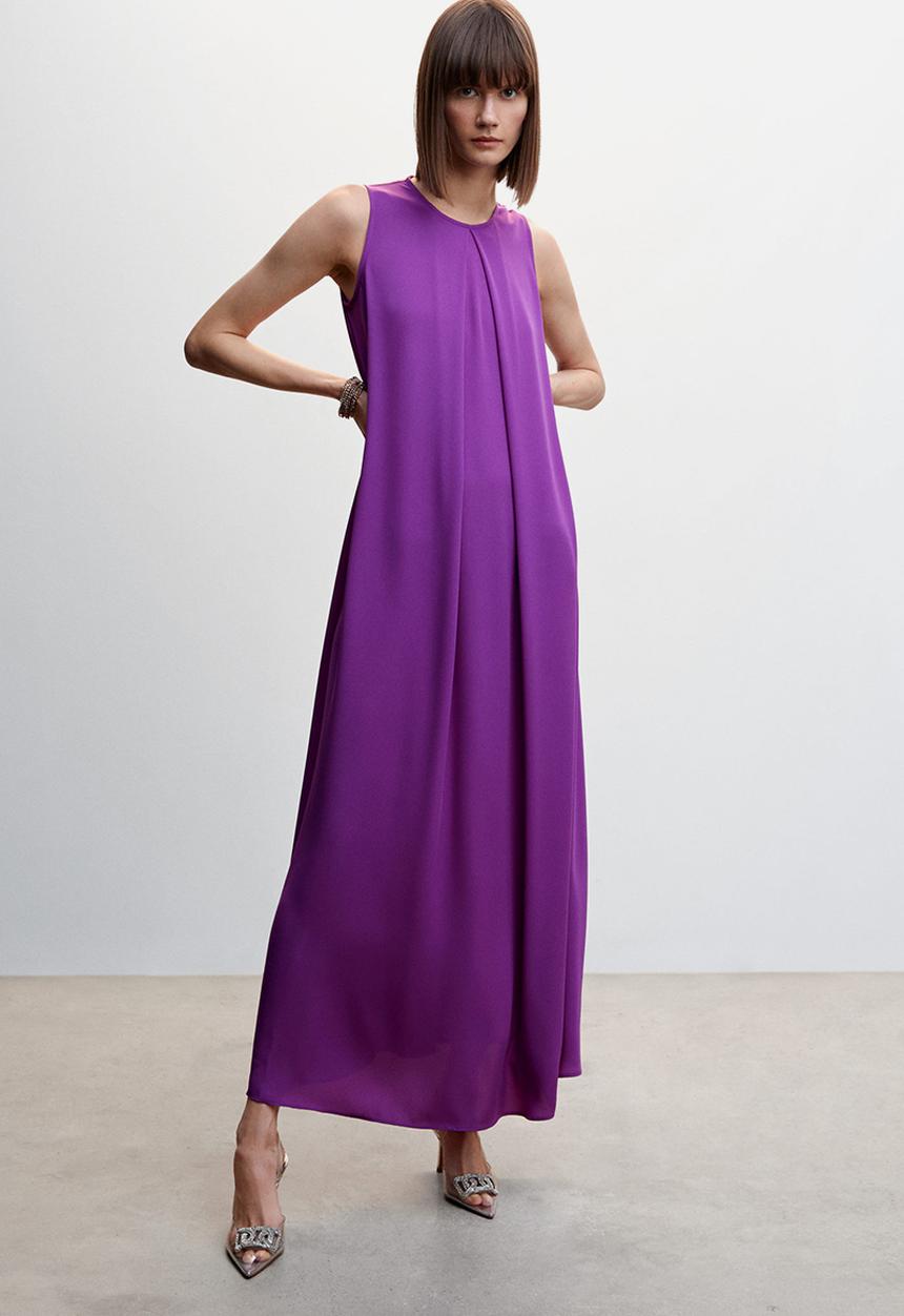 MANGO - Dress linda-a - purple