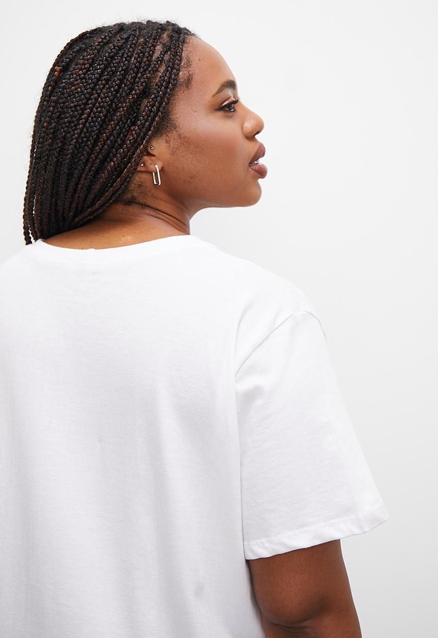 Superbalist - Short sleeve slogan graphic tee - white