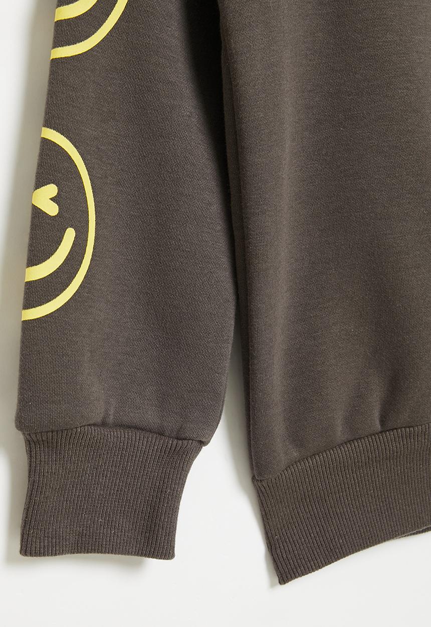 Pop Candy - Smiley sweatshirt - grey