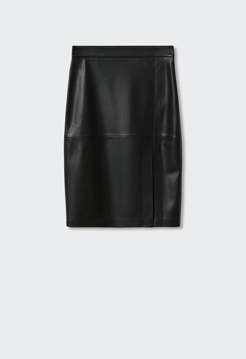 MANGO - Skirt pencil - black
