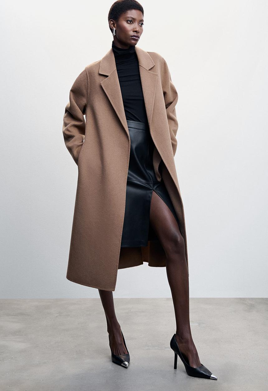 MANGO - Skirt pencil - black