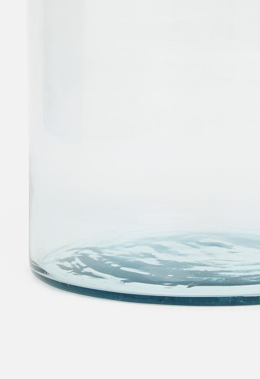 H&S - Tabbi recycled glass vase - clear