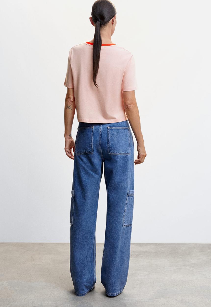 MANGO - T-shirt ciao-h - light pastel pink