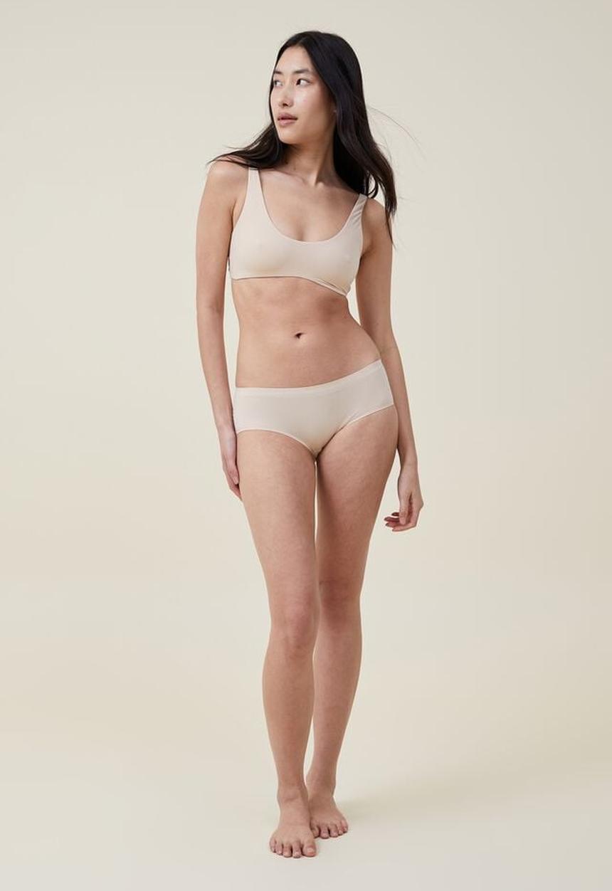 Cotton On - The smoothing wave padded bralette  - frappe