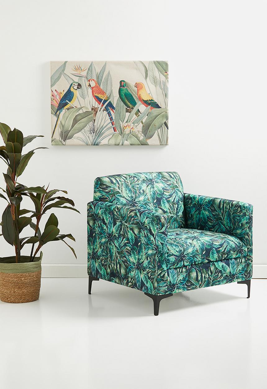 Blockhouse - Delta sweet basil armchair - green