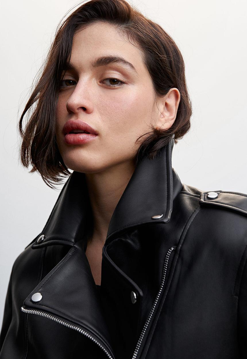 MANGO - Jacket liz - black