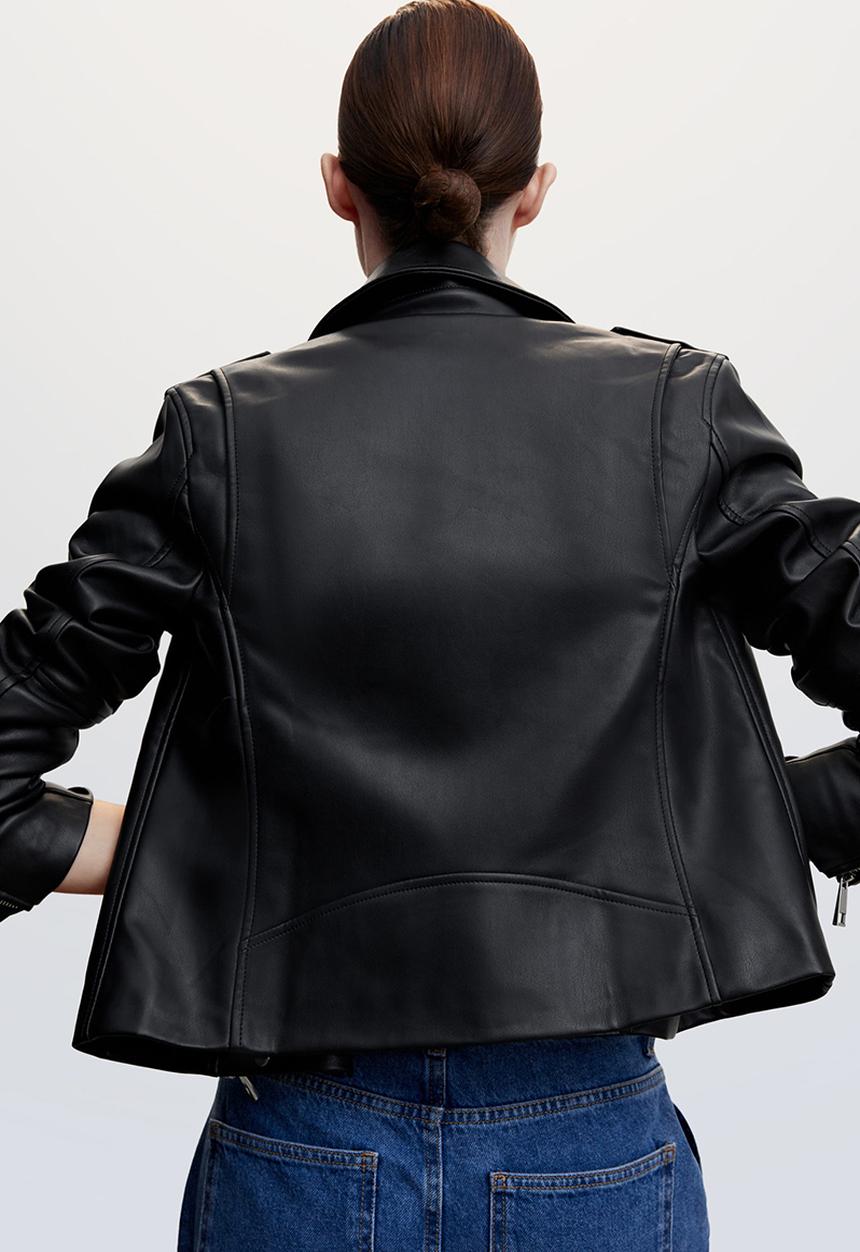 MANGO - Jacket liz - black