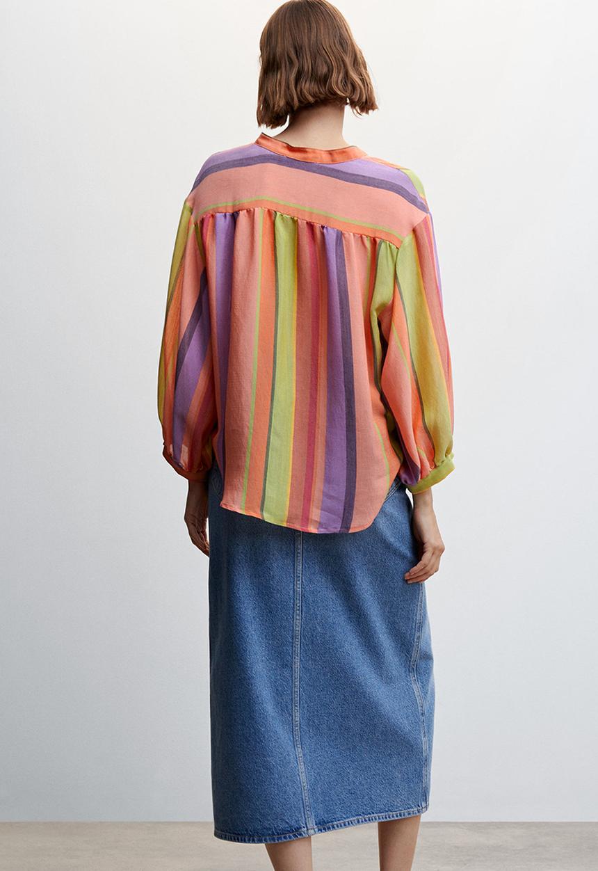 MANGO - Blouse palma-h - light pastel orange