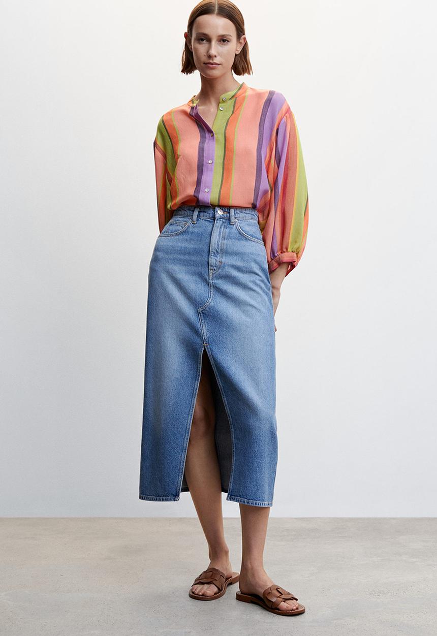 MANGO - Blouse palma-h - light pastel orange