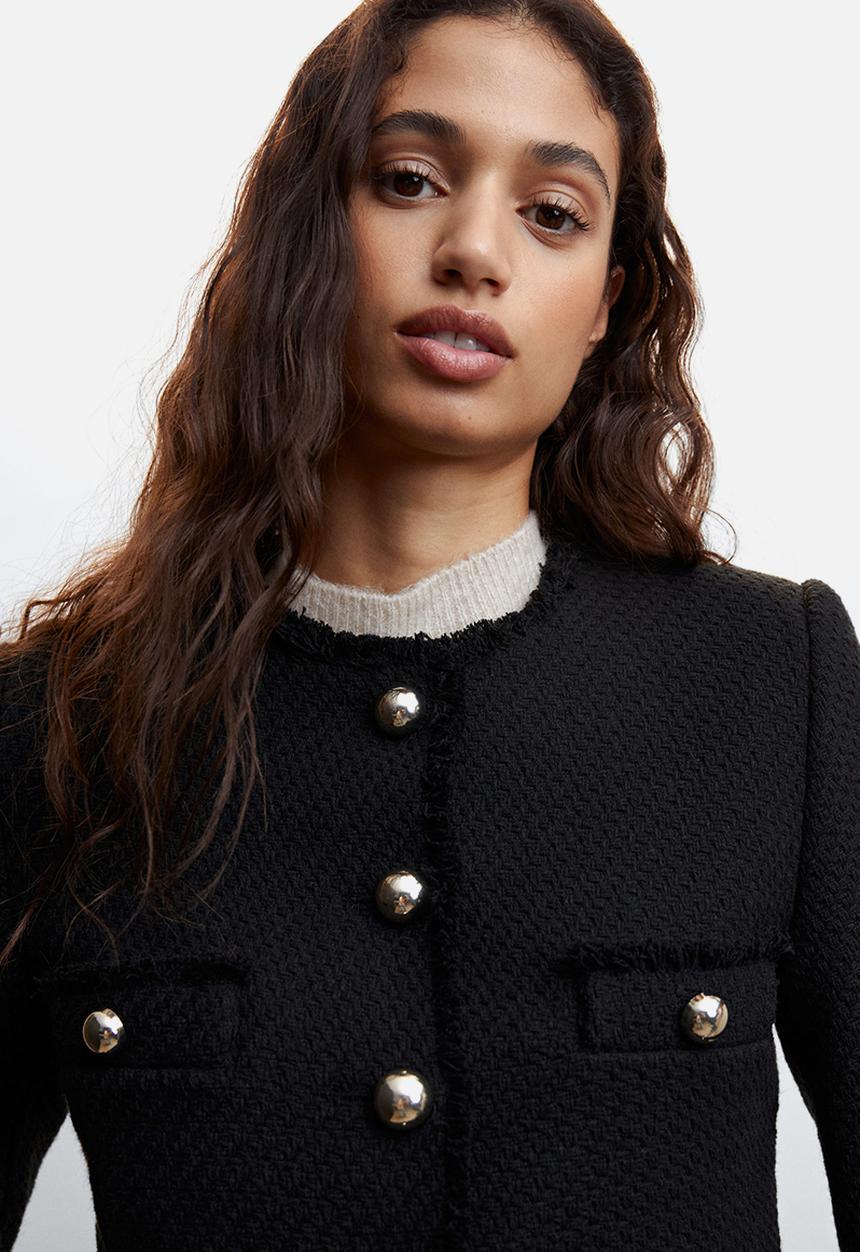 MANGO - Jacket wintour - black
