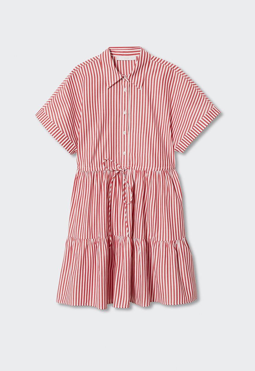 MANGO - Dress rayamil-h - red