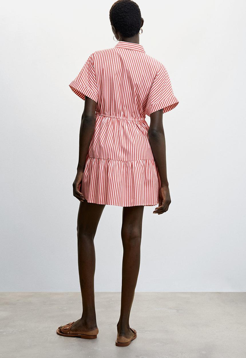 MANGO - Dress rayamil-h - red