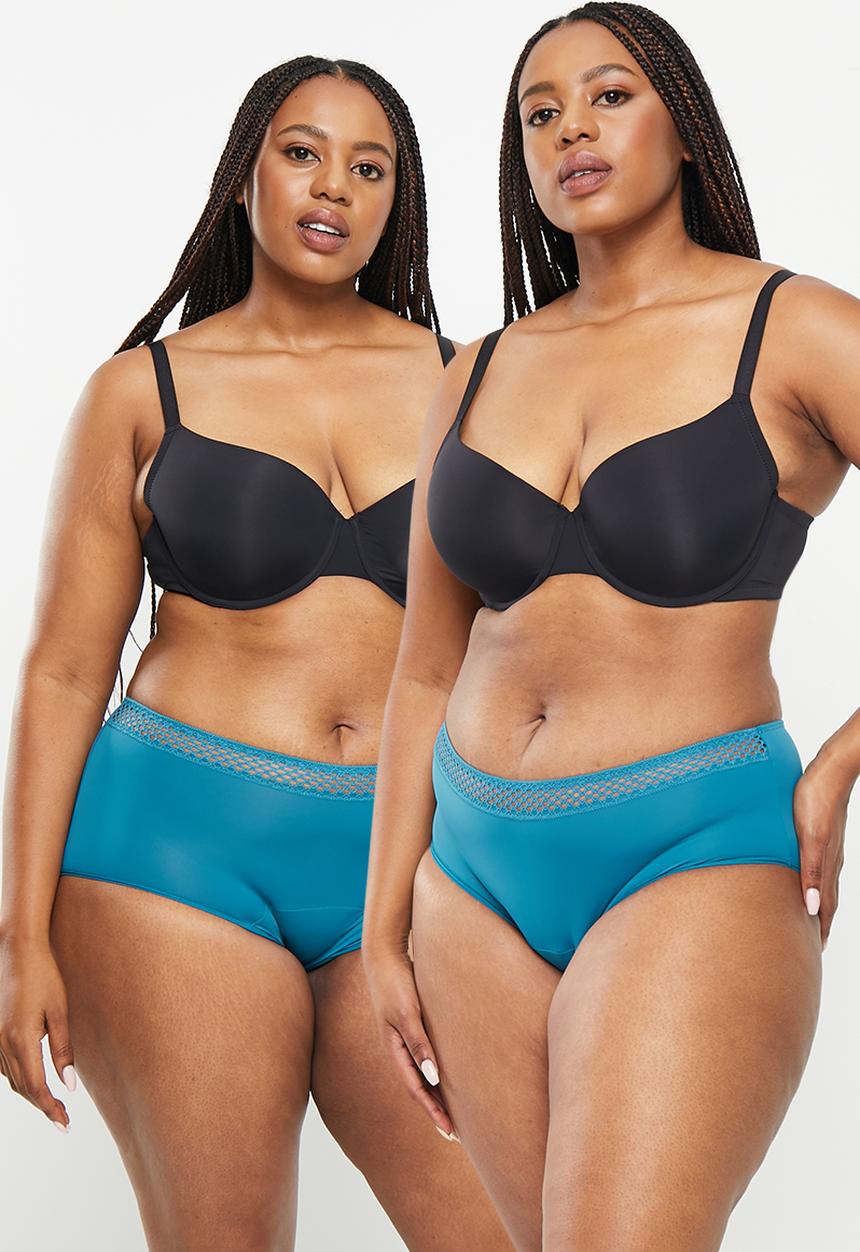 DORINA - Plus vega eco moon 2pack period panty hipster classic - blue