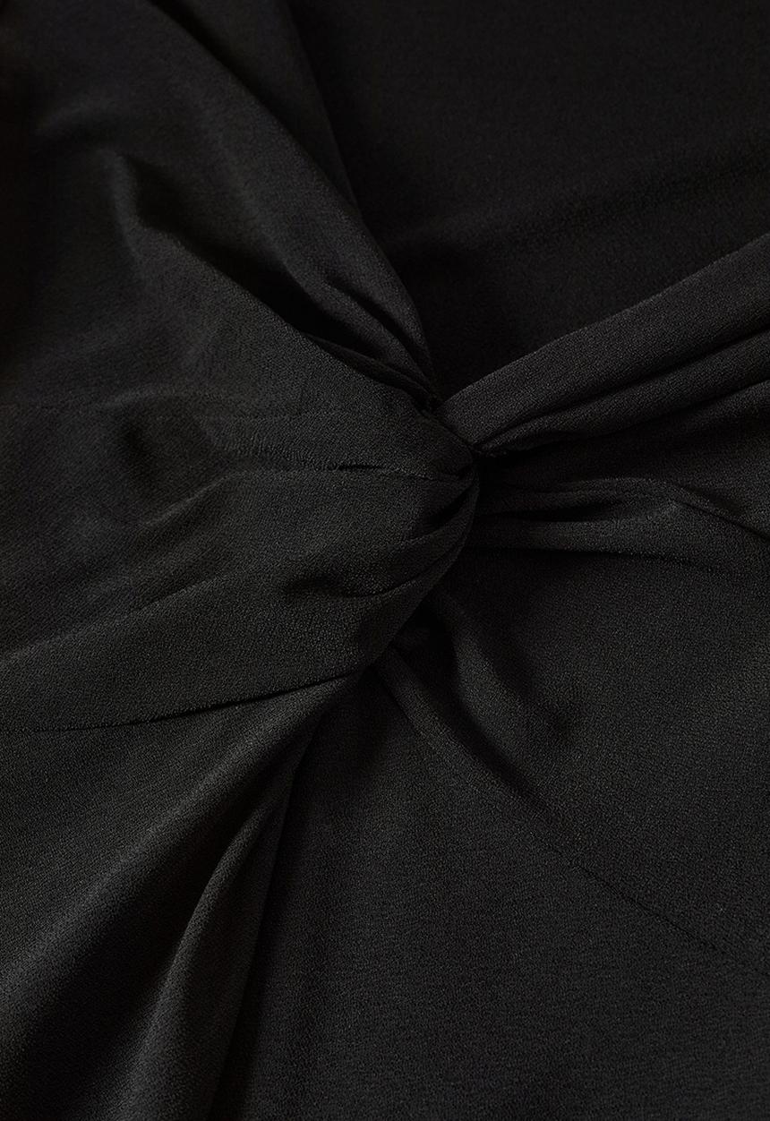 MANGO - Plus dress mossnud - black