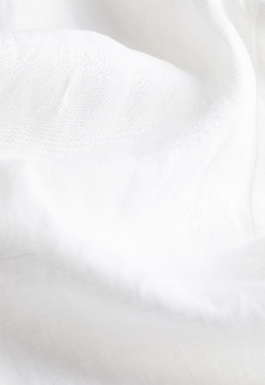 H&M - Linen joggers - white